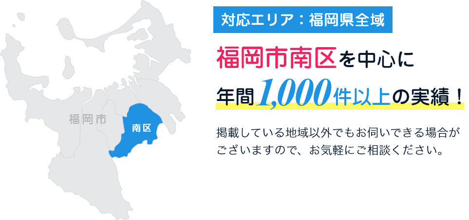 福岡南区買取センターの対応エリアについて